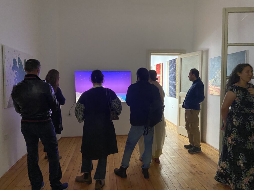 First screening from the artist’s solo exhibition "Abandoned Gold" at Mashrabia Gallery for Contemporary Art, Downtown Cairo, May 2026.